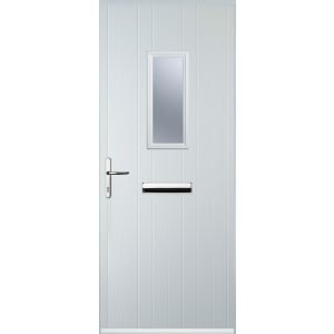 Euramax 1 Square Right Hand White Composite Door – 920 x 2100mm