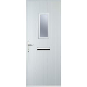 Euramax 1 Square Right Hand White Composite Door – 880 x 2100mm