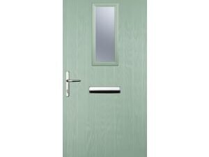 Euramax 1 Square Right Hand Chartwell Green Composite Door - 880 x 2100mm