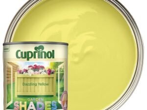 Cuprinol Garden Shades Matt Wood Treatment - Dazzling Yellow 1L