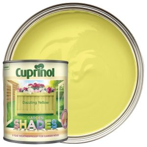 Cuprinol Garden Shades Matt Wood Treatment – Dazzling Yellow 1L