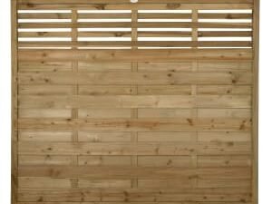 Forest Garden Pressure Treated Kyoto Fence Panel - 1800 x 1500mm - 6 x 5ft - Pack of 3