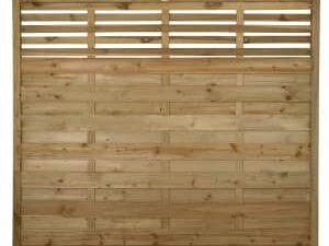 Forest Garden Pressure Treated Kyoto Fence Panel - 1800 x 1500mm - 6 x 5ft - Pack of 4