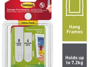 Command White Picture Hanging Strips - Pack of 12