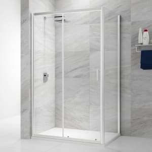 Nexa By Merlyn 6mm Chrome Framed Sliding Shower Door Only – 1900 x 1700mm