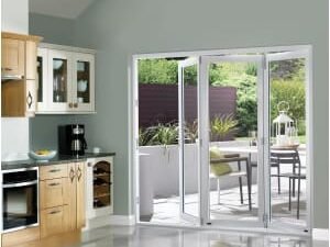 JCI Slimline White Bi-Fold Door Set - 2690mm