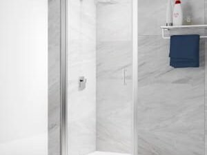 Nexa By Merlyn 6mm Chrome Framed Pivot Shower Door Only  - 1900 x 800mm