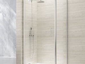 Nexa By Merlyn 8mm Chrome Framed Pivot Shower Door Only - 1900 x 900mm