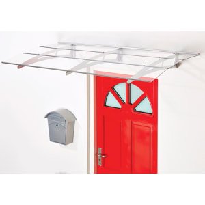 Superroof Madrid Silver Door Canopy – 1800 x 880mm