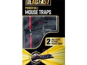 Deadfast Power Kill Mouse Trap - Twin Pack
