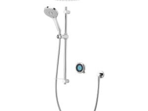 Aqualisa Optic Q Smart Divert Concealed High Pressure Combi Shower with Adjustable & Fixed Wall Head