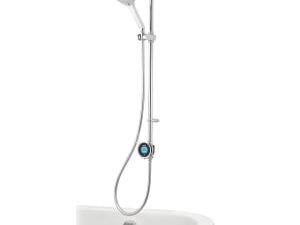 Aqualisa Optic Q Smart Exposed Gravity Pumped Shower with Adjustable Head & Bath Filler