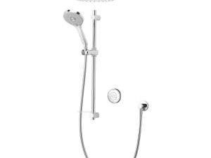 Aqualisa Unity Q Smart Concealed Gravity Pumped Shower with Adjustable & Fixed Wall Head