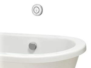 Aqualisa Unity Q Gravity Pumped Smart Bath Mixer with Overflow Filler