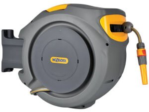 Hozelock Auto Rewind Reel with Hose Pipe - 30m