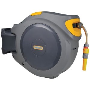 Hozelock Auto Rewind Reel with Hose Pipe – 40m