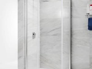 Nexa By Merlyn 6mm Chrome Offset Quadrant Single Sliding Door Shower Enclosure - 1200 x 800mm