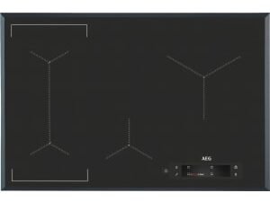 AEG IAE84881FB Black Induction Hob with SensePro - 80cm