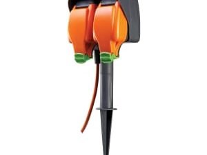 Masterplug 13A Weatherproof Garden Spike Lead - 15m