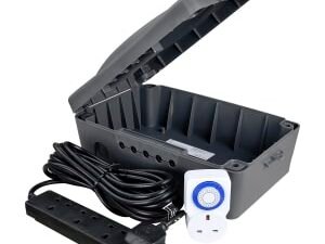 Masterplug 13A Weatherproof 4 Socket Extension Lead Box Kit - 8m