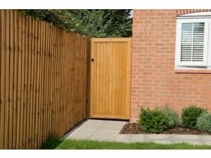 Forest Garden Closeboard Heavy Duty Timber Gate -  914 x 1815 mm
