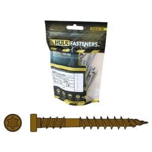 Hulk Composite Decking Screws Infinity Tiger Cove – Pack of 30