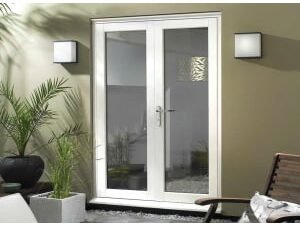 JCI Slimline White French Door Set - 1490mm
