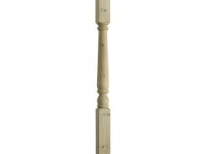 Wickes Colonial Deck Post with Cap - 82 x 82 x 1200mm