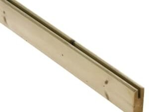 Wickes Slotted Deck Rail for Glass Balusters - 1800mm