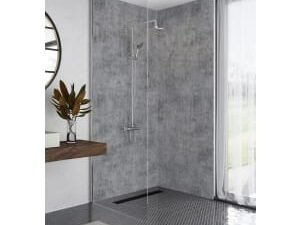 Mermaid Elite Ravello Tongue & Groove Single Shower Panel - 2420 x 1200mm