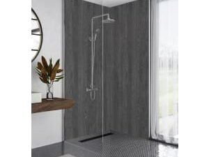 Mermaid Elite Bomarzo Tongue & Groove Single Shower Panel - 2420 x 1200mm