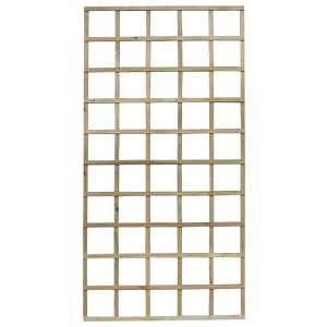 Forest Garden Smooth Planed Trellis Panel – 900 x 1800mm