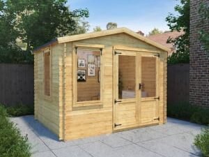 Mercia 2.6 x 3.3m 19mm Log Thickness Log Cabin