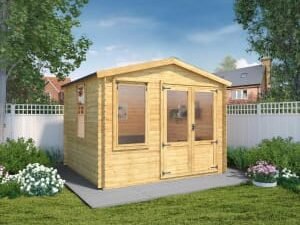 Mercia 3.3 x 3m 19mm Log Thickness Log Cabin
