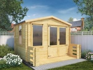 Mercia 3.3 x 3.4m 19mm Log Thickness Log Cabin