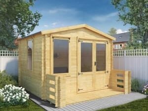Mercia 3.3 x 3.7m 19mm Log Thickness Log Cabin