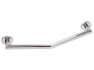 Croydex Angled Chrome Grab Bar - 600mm