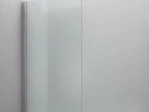 Wickes 6mm Half Framed Radius Bath Screen - 1400 x 900mm