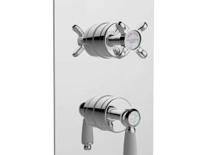 Bristan Renaissance Recessed Thermostatic Single Outlet Shower Valve - Chrome