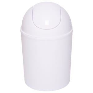 Wickes 3 Litre White Plastic Swing Bin – 250 x 220mm