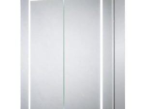 Sensio Adelaide Diffused LED Double Door Bathroom Cabinet - 700 x 600mm