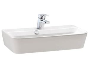 Wickes Emma 1 Tap Hole Wall Hung Square Bathroom Basin - 500mm