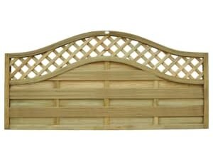 Forest Garden Bristol Fence Panel - 1800 x 900mm - 6 x 3ft - Pack of 3