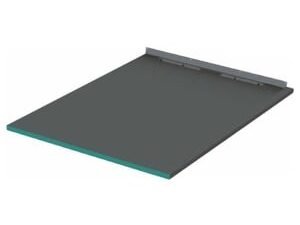 Wickes 30mm Infinity Left Hand Single Fall Rectangular Shower Tray - 1200 X 950mm
