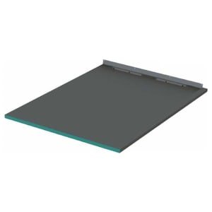 Wickes 30mm Infinity Right Hand Single Fall Rectangular Shower Tray - 1200 X 950mm