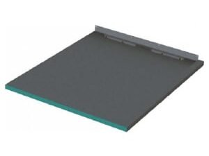 Wickes 30mm Infinity Left Hand Single Fall Rectangular Shower Tray - 1400 X 950mm