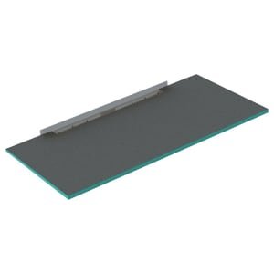 Wickes 30mm Infinity Wall To Wall Single Fall Shower Tray - 1800 X 900mm
