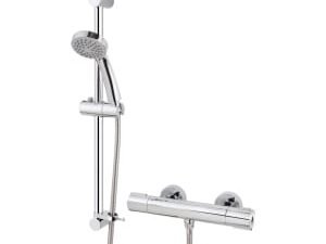 Alban Thermostatic Mixer Shower - Chrome