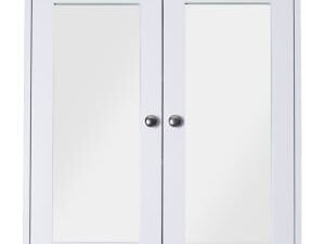 Croydex Ashby Wooden Double Door Bathroom Cabinet - 580 x 560mm