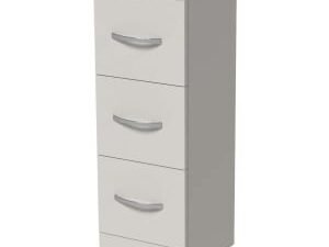 Wickes Grey Gloss 3 Drawer Storage Unit - 825 x 300mm